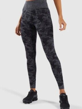 Gymshark Gray Camo Leggings